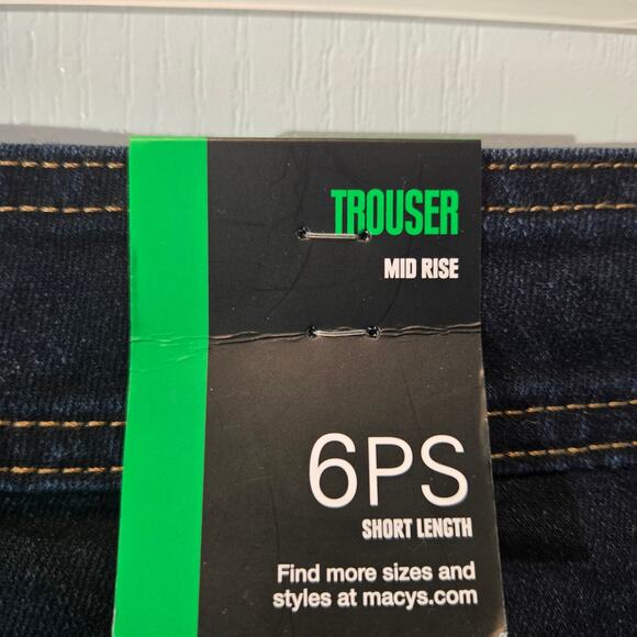 NWT Style & Co Trouser jean Mid Rise 6P petite - Picture 4 of 5